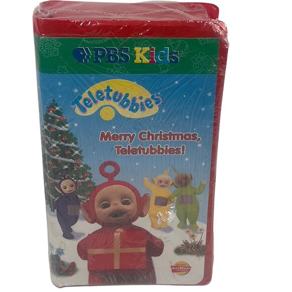 Teletubbies Merry Christmas PBS Kids 1999 VCR Video Movie Holiday Tape Unopened - Picture 1 of 10